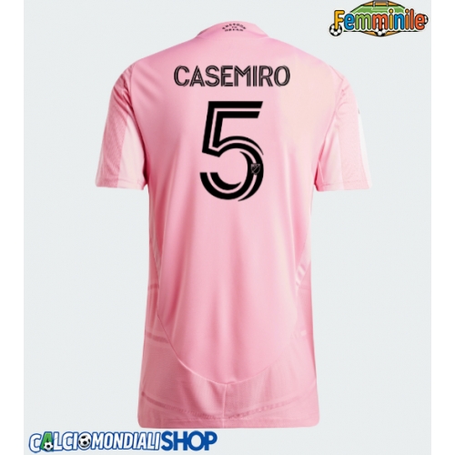 Maglie da calcio Inter Miami Casemiro #5 Prima Maglia Femminile 2026-27 Manica Corta